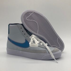 Nike blazer mid FD0297-001 unisex big kids size leather upper size 4Y